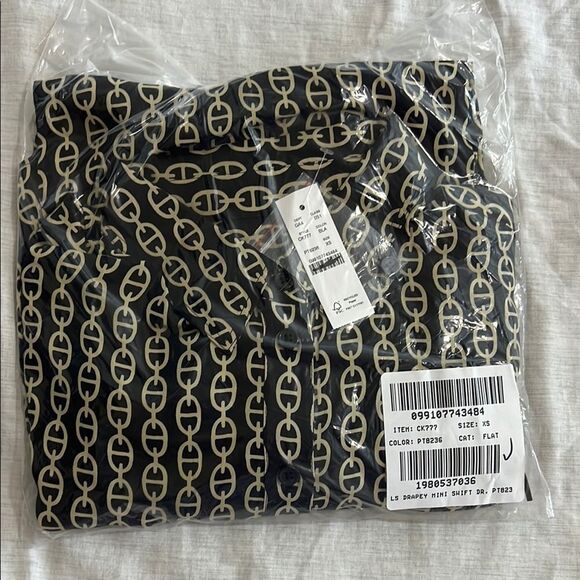J. Crew shirtdress in chain print Size XS - Picture 3 of 10